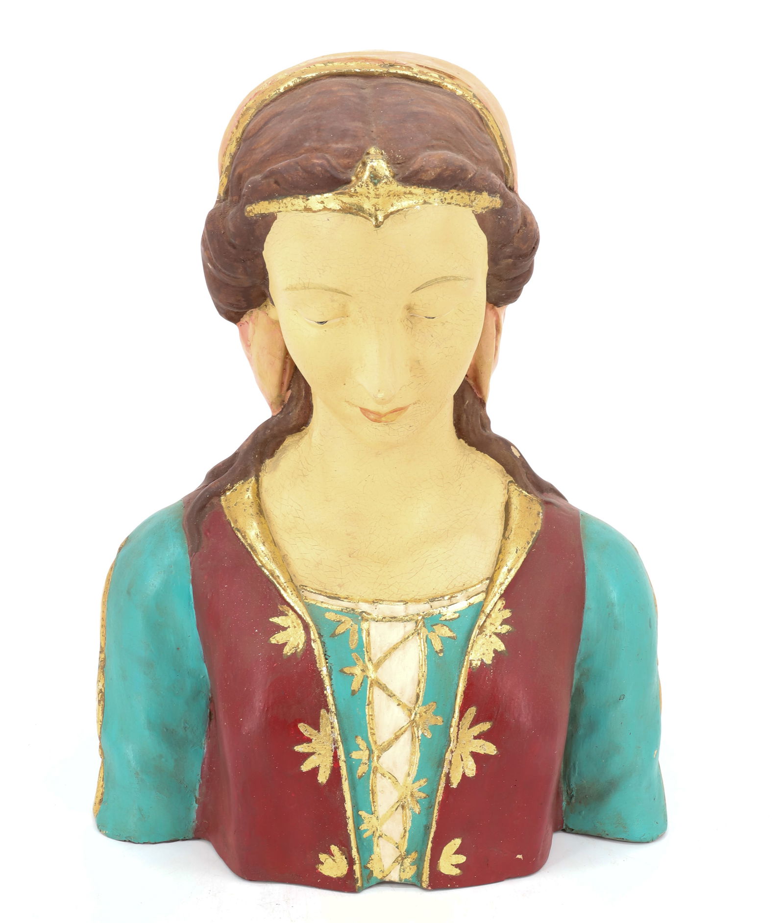 MOLDED BUST OF A WOMAN (1 of 7)