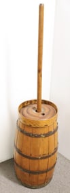 ANTIQUE WOODEN BUTTER CHURN