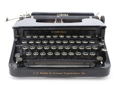 ANTIQUE CORONA STANDARD TYPEWRITER