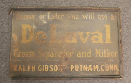 DE LAVAL TIN SIGN