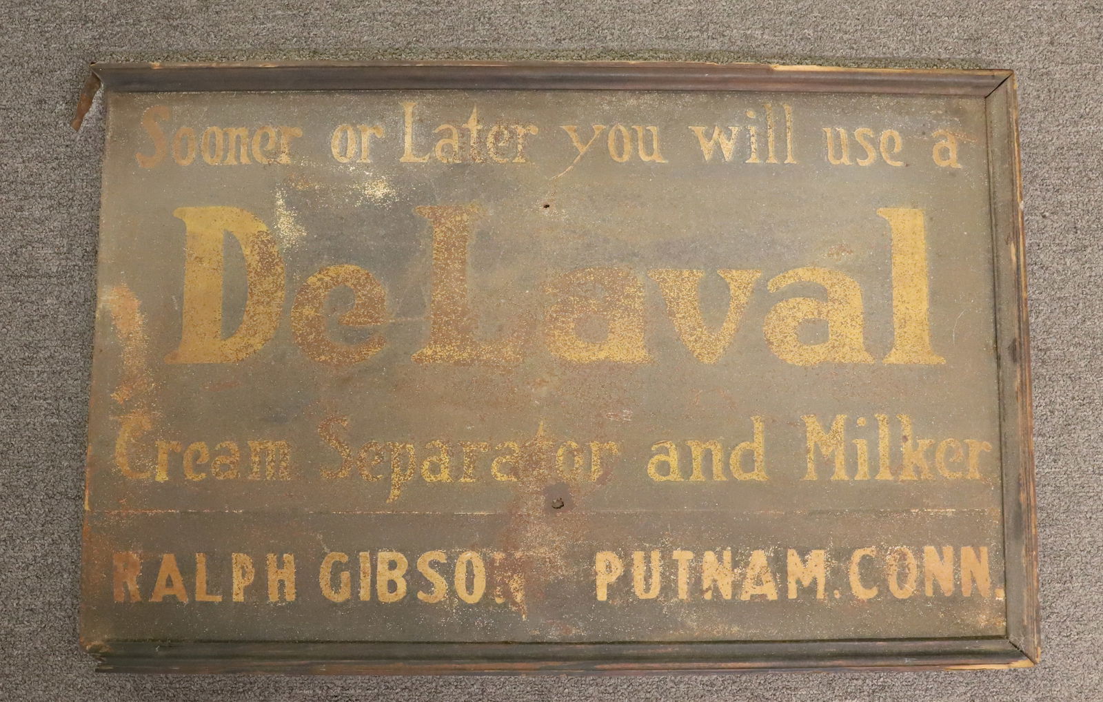 DE LAVAL TIN SIGN (1 of 3)