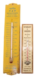 (2) ADVERTISING THERMOMETERS