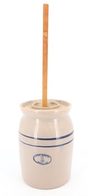 THREE-GALLON MARSHALL, TEXAS BUTTER CHURN