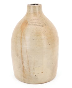 TAUNTON, MASS STONEWARE JUG