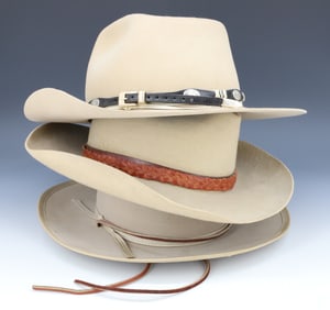 (3) COWBOY HATS