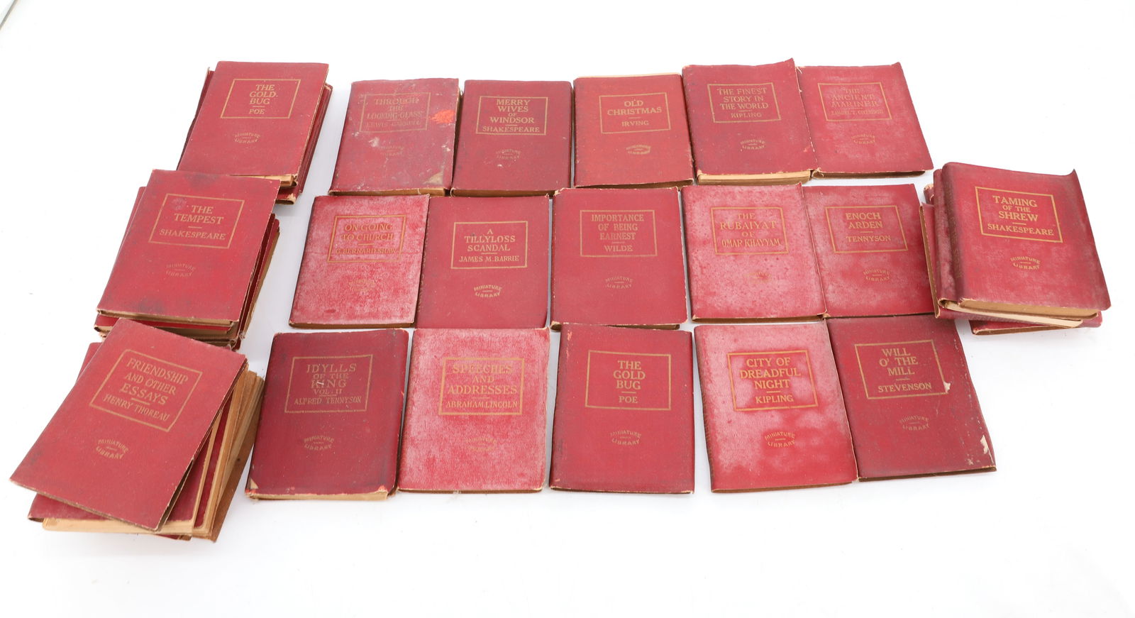 LOT OF "LITTLE LEATHER BOOKS": 35+ TITLES. PLEASE READ CAREFULLY - Terms for Purchasing and Shipping of Auction Items. Please read carefully before bidding. Hartzell?s Auction Gallery. Hartzell's Auction Gallery will handle shippin