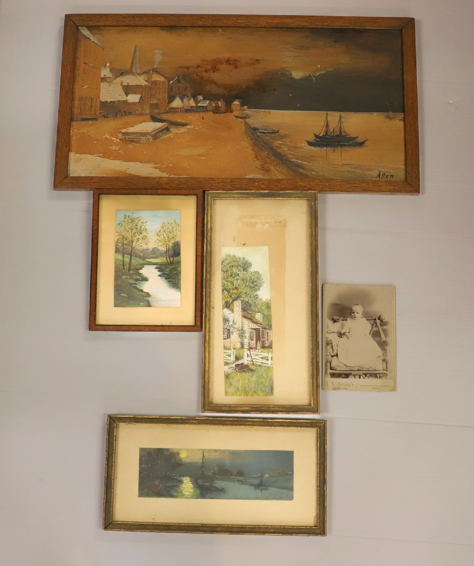 LOT OF PAINTINGS, BILL ALLEN (1 of 9)