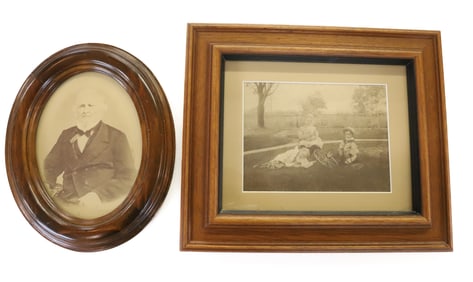 (2) ANTIQUE PHOTOGRAPHS