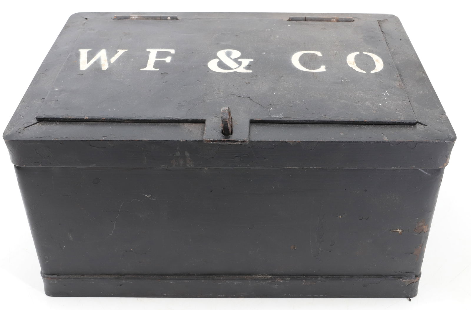 ANTIQUE STRONGBOX (1 of 4)