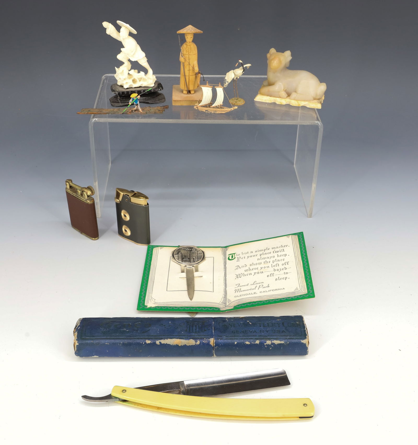 LOT OF ASIAN ITEMS, LIGHTERS AND MORE (1 of 4)