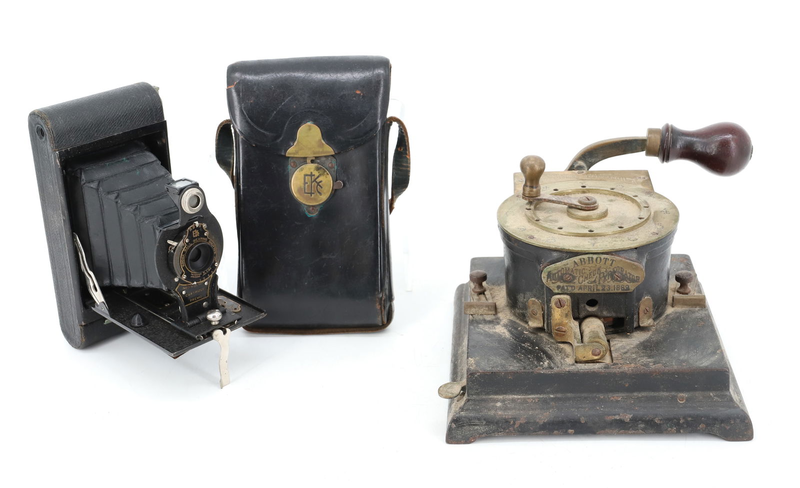 ABBOTT AUTOMATIC CHECK PERFORATER (1 of 4)