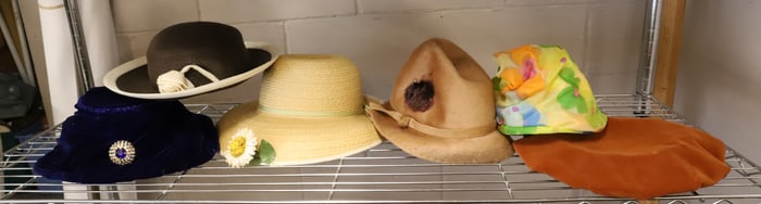 LARGE LOT OF VINTAGE HATS