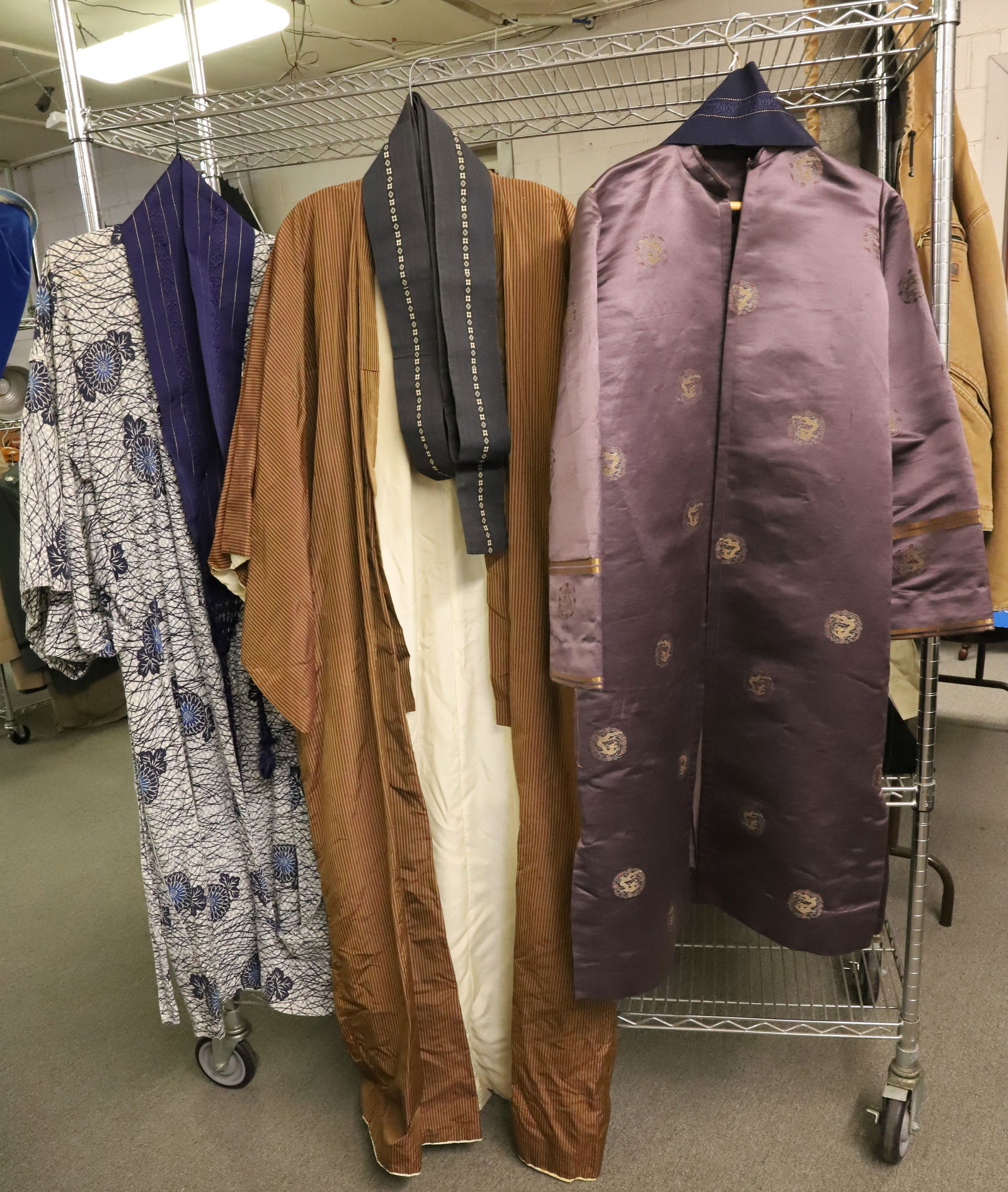 (3) VINTAGE JAPANESE KIMONOS / ROBES (1 of 4)