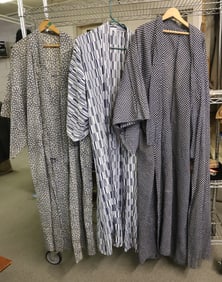 (3) VINTAGE JAPANESE KIMONOS / ROBES