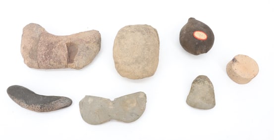 LOT OF STONE ARTIFACTS
