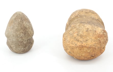 (2) STONE TOOL ARTIFACTS