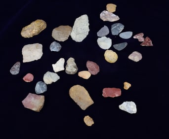 LOT OF STONE ARTIFACTS