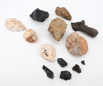 LOT OF STONE ARTIFACTS