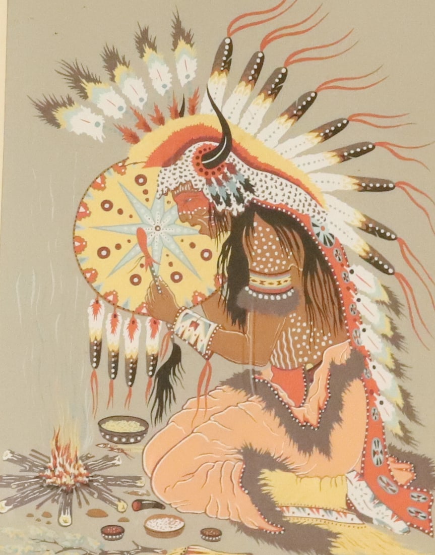 WOODY CRUMBO FRAMED SERIGRAPH (1 of 4)