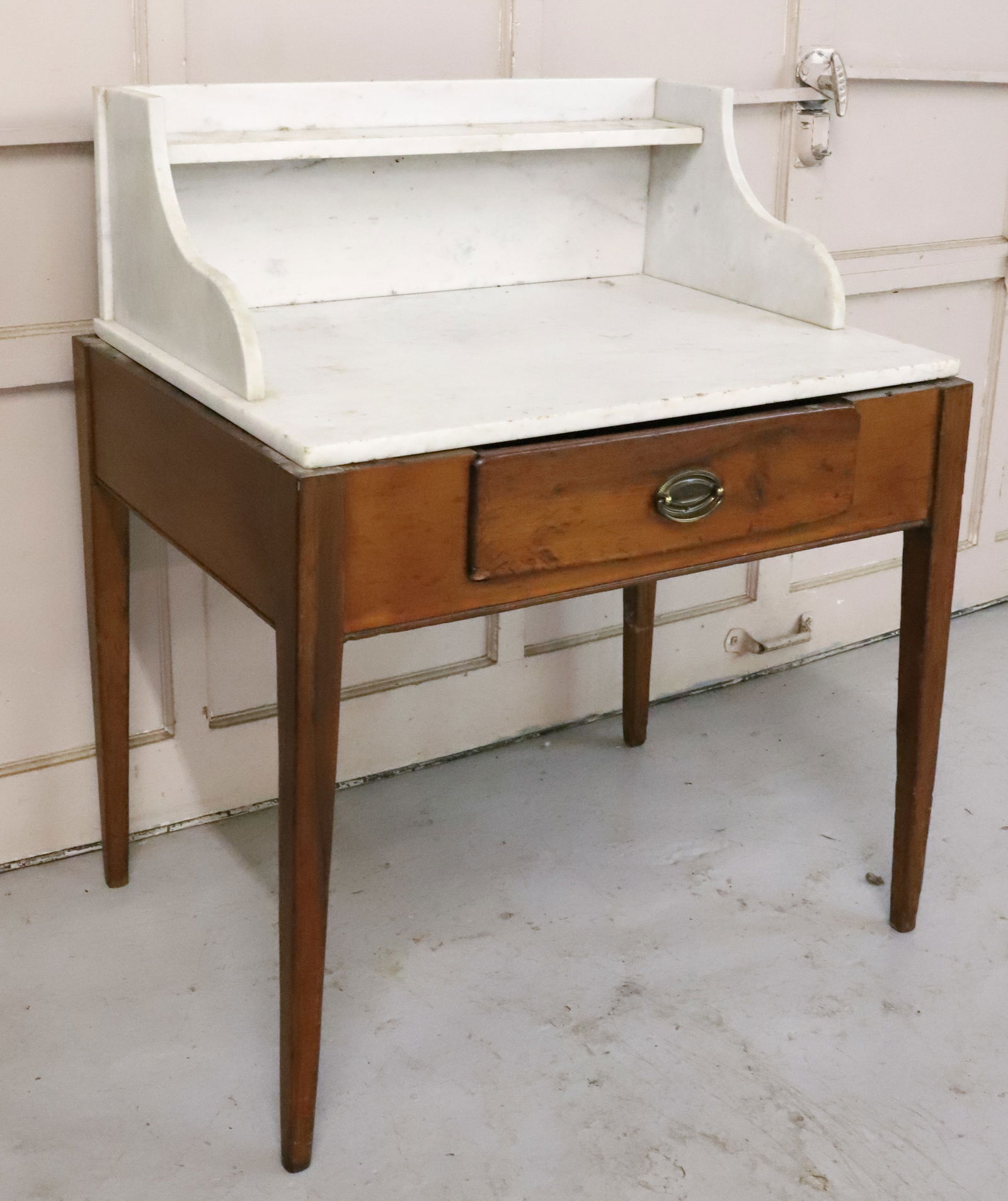 19TH C. MARBLE TOP STAND (1 of 4)