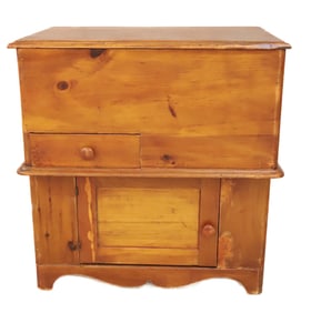 PINE LIFT-LID WASHSTAND
