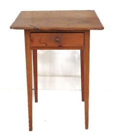 19TH C. ONE DRAWER STAND