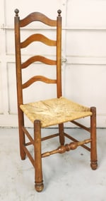 18TH C. LADDER BACK CHAIR