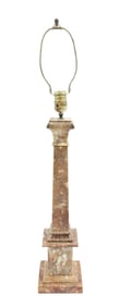 VINTAGE COLUMN-STYLE TABLE LAMP