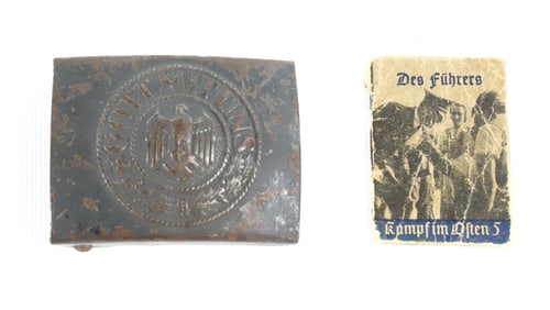 GERMAN IMPERIAL "HEER" BUCKLE WITH BOOKLET