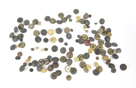 LARGE LOT OF U.S. MILITARY BUTTONS