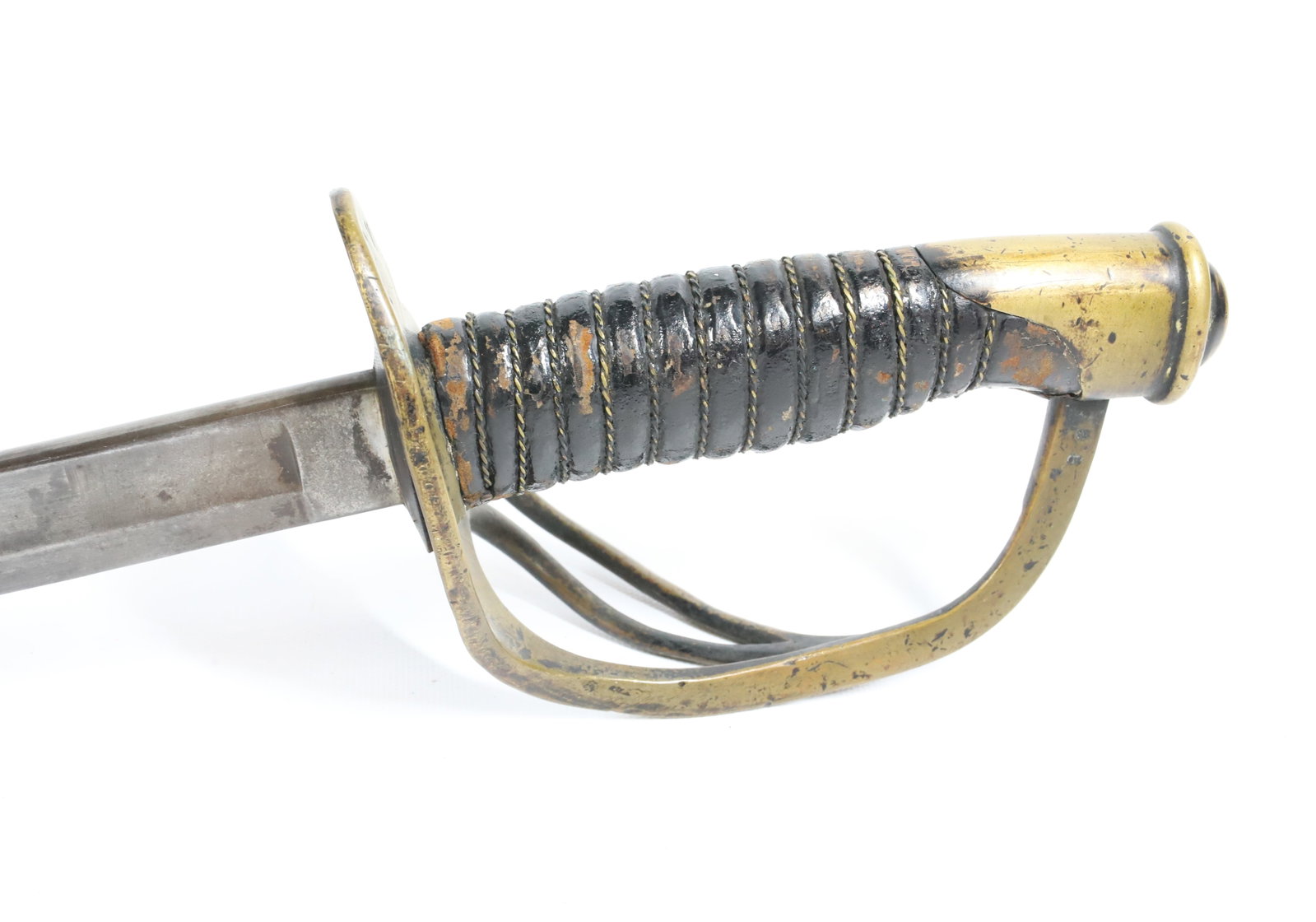 U.S. CIVIL WAR SWORD: IMPRESSED "J" AT END OF BLADE - 34 1/2" BLADE PLEASE READ CAREFULLY BEFORE BIDDING. ALL PAYMENTS MUST BE MADE BEFORE ITEMS CAN BE SHIPPED. BUYERS CAN PAY VIA LIVE AUCTIONEERS PAYMENT CENTER IF HAVING 
