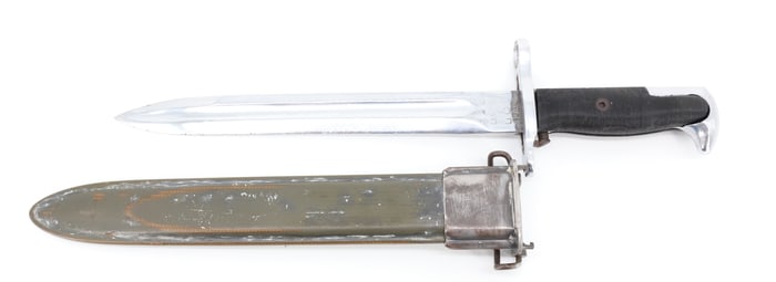 U.S. WWII M-1 GARAND RIFLE BAYONET