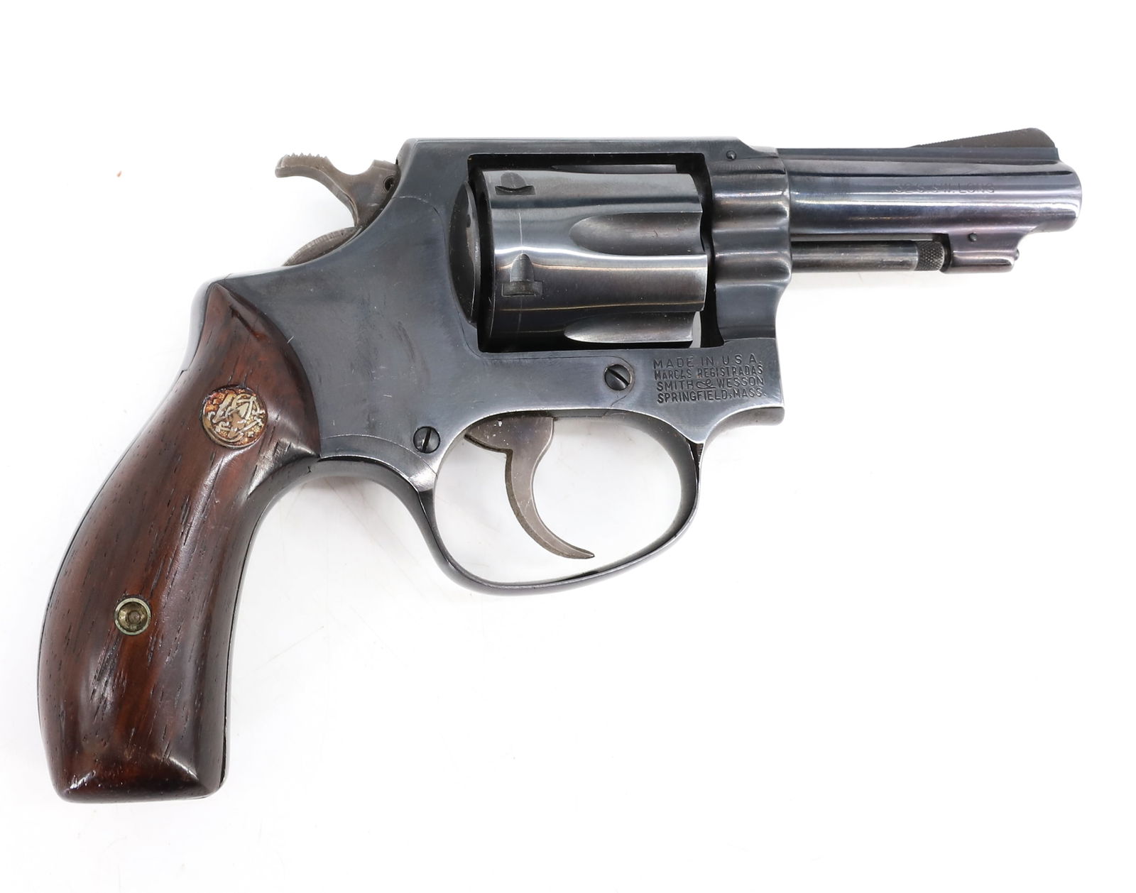SMITH AND WESSON MODEL 30-1 REVOLVER: 32 S&W LONG, SERIAL# 807471, 3" BARREL - IN BOX WITH HOLSTER AND EXTRA SET OF GRIPS THIS GUN REQUIRES A BACKGROUND CHECK, FEDERAL FIREARMS LICENSE. OR TRANSFER TO AN FFL HOLDER PLEASE READ CAREFULLY B