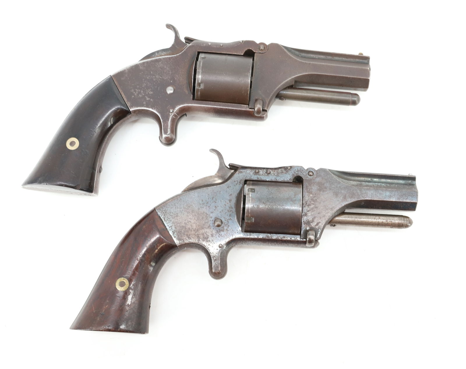 SMITH AND WESSON #2 OLD ARMY REVOLVER: 32 CAL RIM FIRE, SERIAL#7934, 2 1/2" BARREL PLEASE NOTE!!!! THE OTHER GUN WAS DOUBLE LISTED AND IS #312 (CUT DOWN) ANTIQUE OR BLACK POWDER, NO REGISTRATION OR TRANSFER REQUIRED PLEASE READ CAREFULLY B