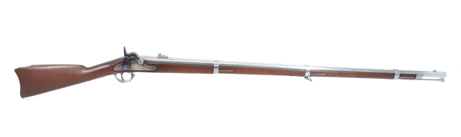 U.S. SPRINGFIELD MODEL 1861 RIFLE: 52 CAL, SERIAL# NSN - 40" ROUND BARREL - NO VISIBLE MARKINGS ANTIQUE OR BLACK POWDER, NO REGISTRATION OR TRANSFER REQUIRED PLEASE READ CAREFULLY BEFORE BIDDING. ALL PAYMENTS MUST BE MADE BEFORE ITEMS 