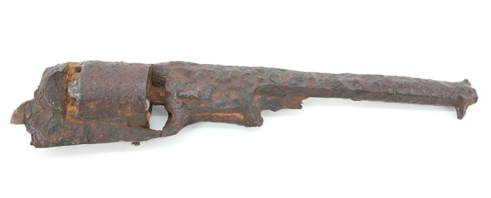 RELIC LOADED COLT M-1851 NAVY REVOLVER