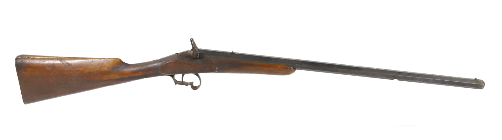 ANTIQUE BELGIUM FLOBERT: 32 CAL, SINGLE SHOT, 23" BARREL ANTIQUE OR BLACK POWDER, NO REGISTRATION OR TRANSFER REQUIRED PLEASE READ CAREFULLY BEFORE BIDDING. ALL PAYMENTS MUST BE MADE BEFORE ITEMS CAN BE SHIPPED. BUYERS CAN PA