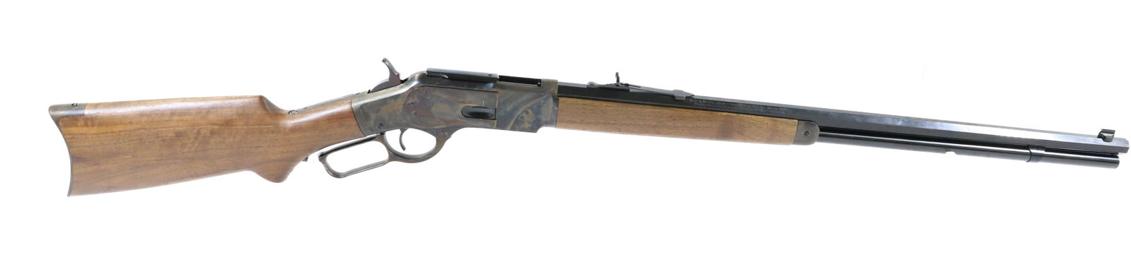 WINCHESTER MODEL 1873, BY; MIROKU, JAPAN: 357 OR 38 SPECIAL, SERIAL# 00021YX731 - THIS GUN REQUIRES A BACKGROUND CHECK, FEDERAL FIREARMS LICENSE. OR TRANSFER TO AN FFL HOLDERPLEASE READ CAREFULLY BEFORE BIDDING. ALL PAYMENTS MUST BE MADE BEFO