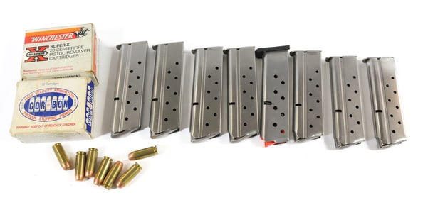 LOT OF CLIPS AND AMMO