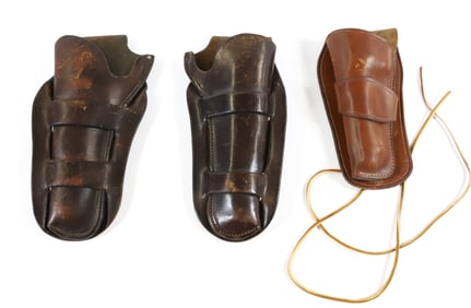 LOT OF (3) LEATHER HOLSTERS