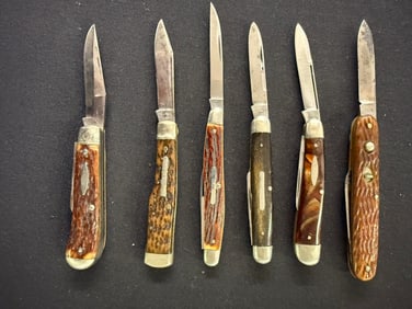 (6) VINTAGE REMINGTON POCKET KNIVES