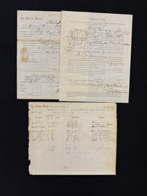 CIVIL WAR DISCHARGE AND ACCOUNT LEDGER
