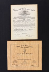 USMC 1948 DISCHARGE PAPER AND CERTIFICATE