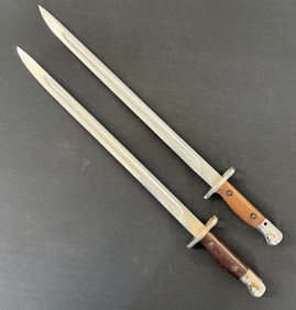 (2) GERMAN STYLE BAYONET