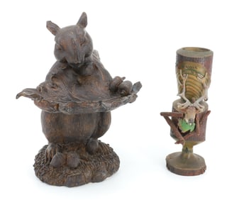 WINDHAM, NY SOUVENIR AND SQUIRREL HOLDING LEAF