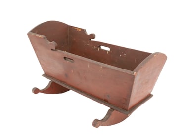 PAINTED DOLL CRADLE
