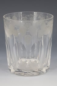 19TH C. HANGMAN TUMBLER