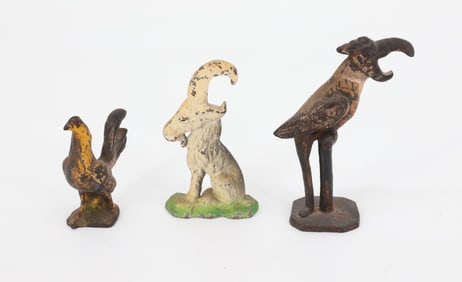 (3) CAST IRON FIGURAL BOTTLE OPENERS