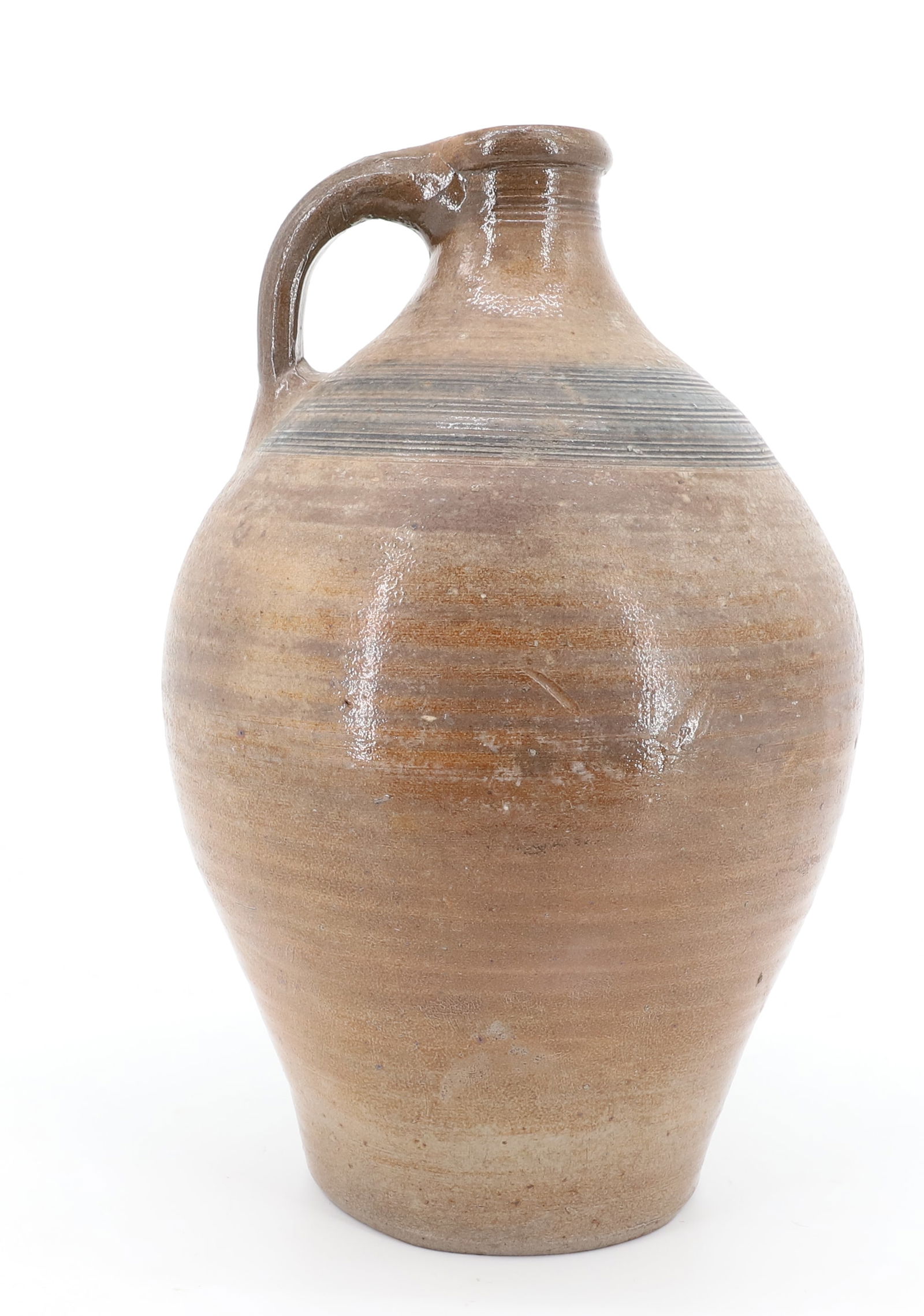 18TH / 19TH C. OVOID STONEWARE JUG (1 of 11)
