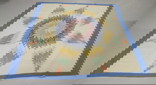 VINTAGE HANDMADE STAR QUILT